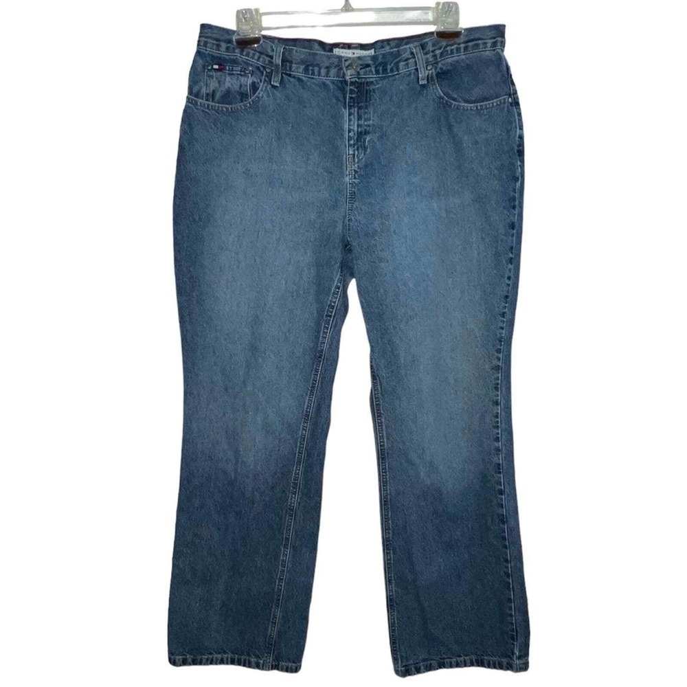 Tommy Hilfiger Classic Boot Jeans Womens 16 Blue Medium Wash Denim Bootcut